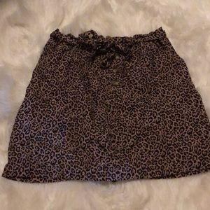 Leopard skirt